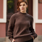 Zeagoo Women's 2024 Fall Turtleneck Sweaters Loose Knit Pullover