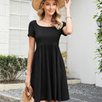 Zeagoo Summer Dress Women's Dresses Short Sleeve Dress (DE Only)