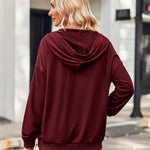 Zeagoo Lightweight Hoodies Full Zip Up Oversized Sweatshirts