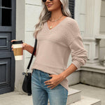 Zeagoo Pullover Women's Ribbed Knit Jumper (DE Only)