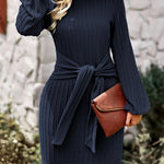Zeagoo Women's Casual Knit Dress Long Sleeve Bodycon Dress