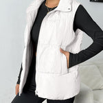 Zeagoo Women Puffer Vest Winter Warm Zip Up Padded Outerwear