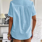 Zeagoo Women Linen Button Down Shirt