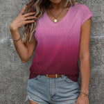Zeagoo T Shirt Women's V-Neck Short Sleeve Blouse Top (DE Only)