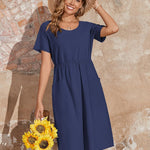 Zeagoo Summer Dress Women's Linen Dresses (DE Only)