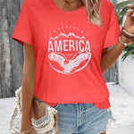 Zeagoo Flag Shirts Short Sleeve Patriotic Shirt 4th of July Tee