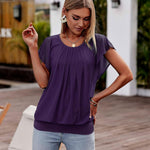 Zeagoo Women's Blouse Batwing Blouse Shirts (DE Only)