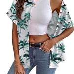 Zeagoo Short Sleeve Casual Roll-Up Cuffed Tops