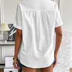 Zeagoo Women Linen Button Down Shirt