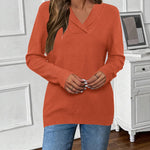 Zeagoo Sweaters for Women Long Sleeve Shirts V Neck Knit Pullover