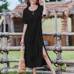 Zeagoo Women Floral Summer Dress Casual Beach Dress