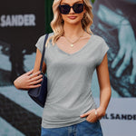 Zeagoo Tank Top Women's Elegant Pleated Tops (DE Only)