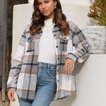 Zeagoo Women's Checked Shirt-Jacket (DE Only)