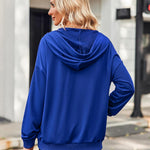 Zeagoo Lightweight Hoodies Full Zip Up Oversized Sweatshirts