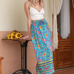 Zeagoo Women's Boho Floral Skirt