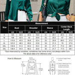 Zeagoo Women Satin Button Down Shirt Long Sleeve Tops