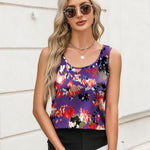 Zeagoo Silk Satin Tank Tops for Women Scoop Neck Sleeveless Tops
