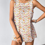 Zeagoo Tank Top Blouses Scooped Neck Pleated Front Shirts