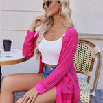 Zeagoo Women 2024 Lightweight Crochet Cardigan Long Sleeve Open Front Knit Sweater Summer Kimono Cover Up with Pockets
