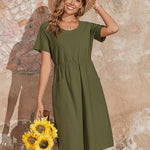 Zeagoo Summer Dress Women's Linen Dresses (DE Only)