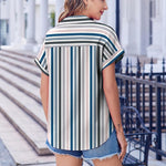 Zeagoo Short Sleeve Summer Tops Casual Button Down Shirts