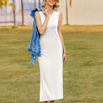 Zeagoo Maxi Dresses Summer Dress Sleeveless Beach Dress (DE Only)