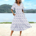 Zeagoo Summer Dresses Midi Tiered Casual Dress