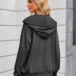 Zeagoo Lightweight Hoodies Full Zip Up Oversized Sweatshirts