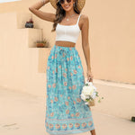Zeagoo Women's Boho Floral Skirt