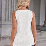 Zeagoo Women Summer Tops Cute Tank Tops V Neck 2024 Trendy Fashion Sleeveless Shirts