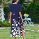 Zeagoo Women Floral Summer Dress Casual Beach Dress