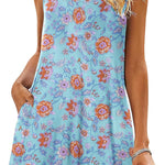 Zeagoo Women's Boho Beach Dress  Casual Summer Dress (DE Only)