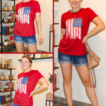 Zeagoo Flag Shirts Short Sleeve Patriotic Shirt 4th of July Tee