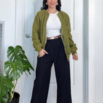 Zeagoo Sherpa Fleece Jacket Faux Fuzzy Casual Zip Up Coat
