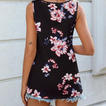Zeagoo Women V Neck Lace Tank Tops