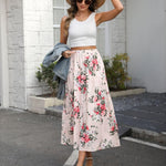 Zeagoo Long Women's Elegant Maxi Skirt with Pockets (DE Only)