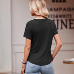 Zeagoo T-Shirt Short Sleeve Tops Casual Crew Neck Blouse (DE Only)