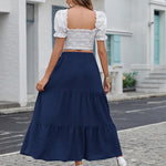 Zeagoo Rock Damen Elegant Hohe Taille Skirt (DE Only)