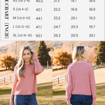 Zeagoo Women's Crew Neck Cropped Sweater Long Sleeve Knit Tops
