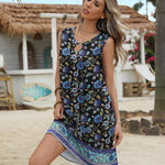 Zeagoo Dresses Women's Sleeveless Bohemian Dress (DE Only)