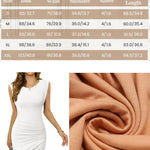 Zeagoo Summer Dress Sleeveless Bodycon Mini Dress (DE Only)