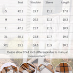 Zeagoo Women Flannel Shacket Jacket Plaid Button Down Shirt