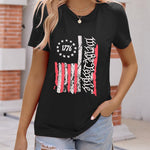 Zeagoo Flag Shirts Short Sleeve Patriotic Shirt 4th of July Tee