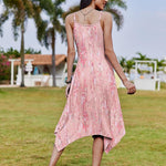 Zeagoo Women Midi Dress Bohemian Beach Cover Up Dress