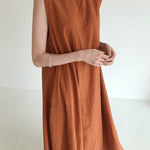Zeagoo Women's Chic Loose Fit Tank Dress Casual Sleeveless Midi Dresses