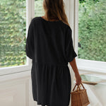 Zeagoo Women's Casual Swimsuit Cover Up Blouses Button Down Beach Tunic Dress Bathing Suit Coverup