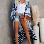 Zeagoo Women's Beach Cover up Swimsuit Kimono with Bohemian Floral Print Vacation Dresses