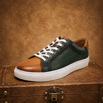 Luxury Leather Low-Top Sneakers