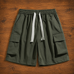Drawstring Cargo Shorts