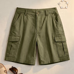 Clara Cotton Blend Cargo Shorts